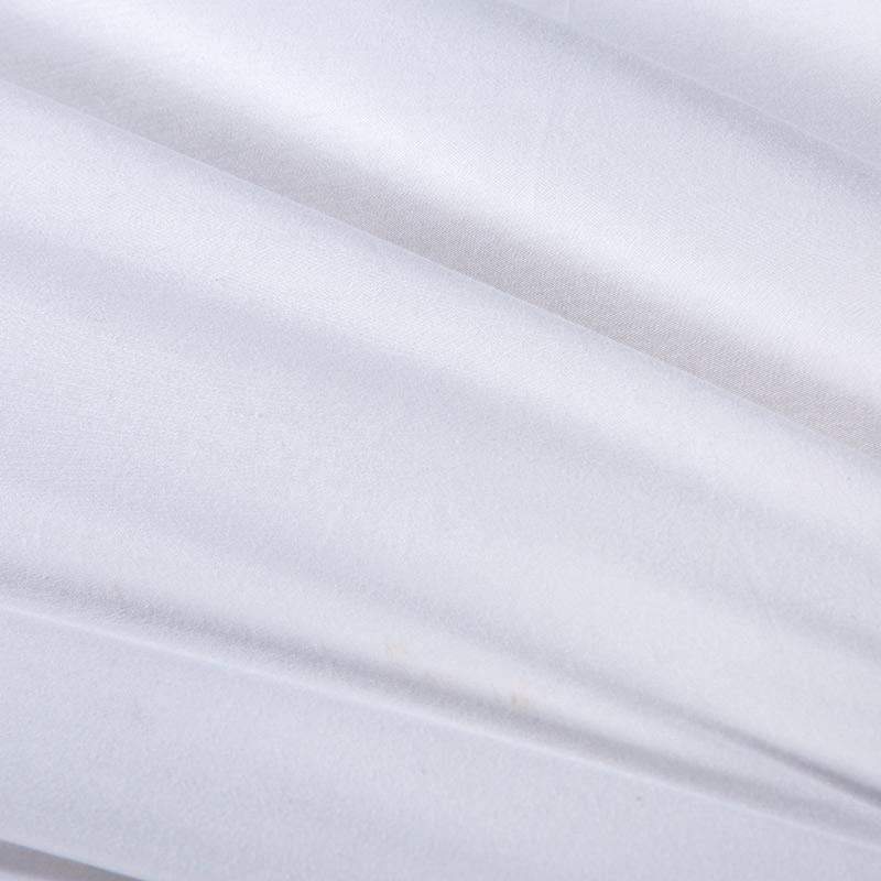 Classic Embroidered White Cotton Bed Sheet Set