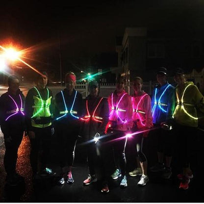 Bright Reflective Safety Running Vest