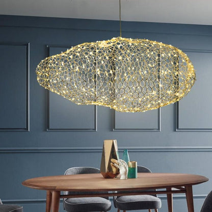 Modern Starry Night Table Lamp With LED Lights