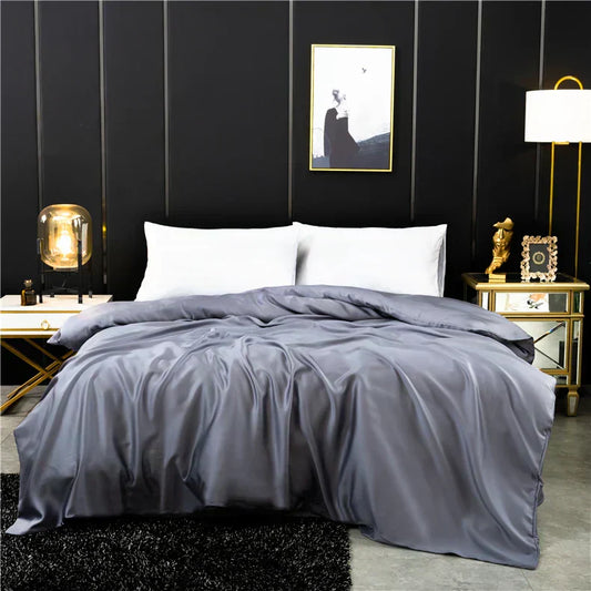 Soft Mulberry Bed Cover - Premium Solid Duvet - Lusomart
