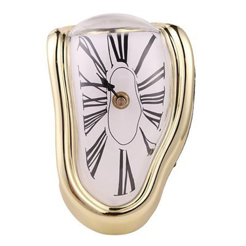 Unique Melted Wall Clock Decor