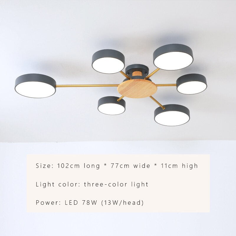 Contemporary Sleek LED Chandelier Light