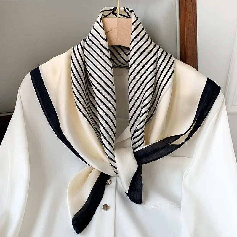 Soft Plaid Neck Scarf in 2 Versatile Colors