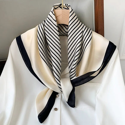 Soft Plaid Neck Scarf in 2 Versatile Colors