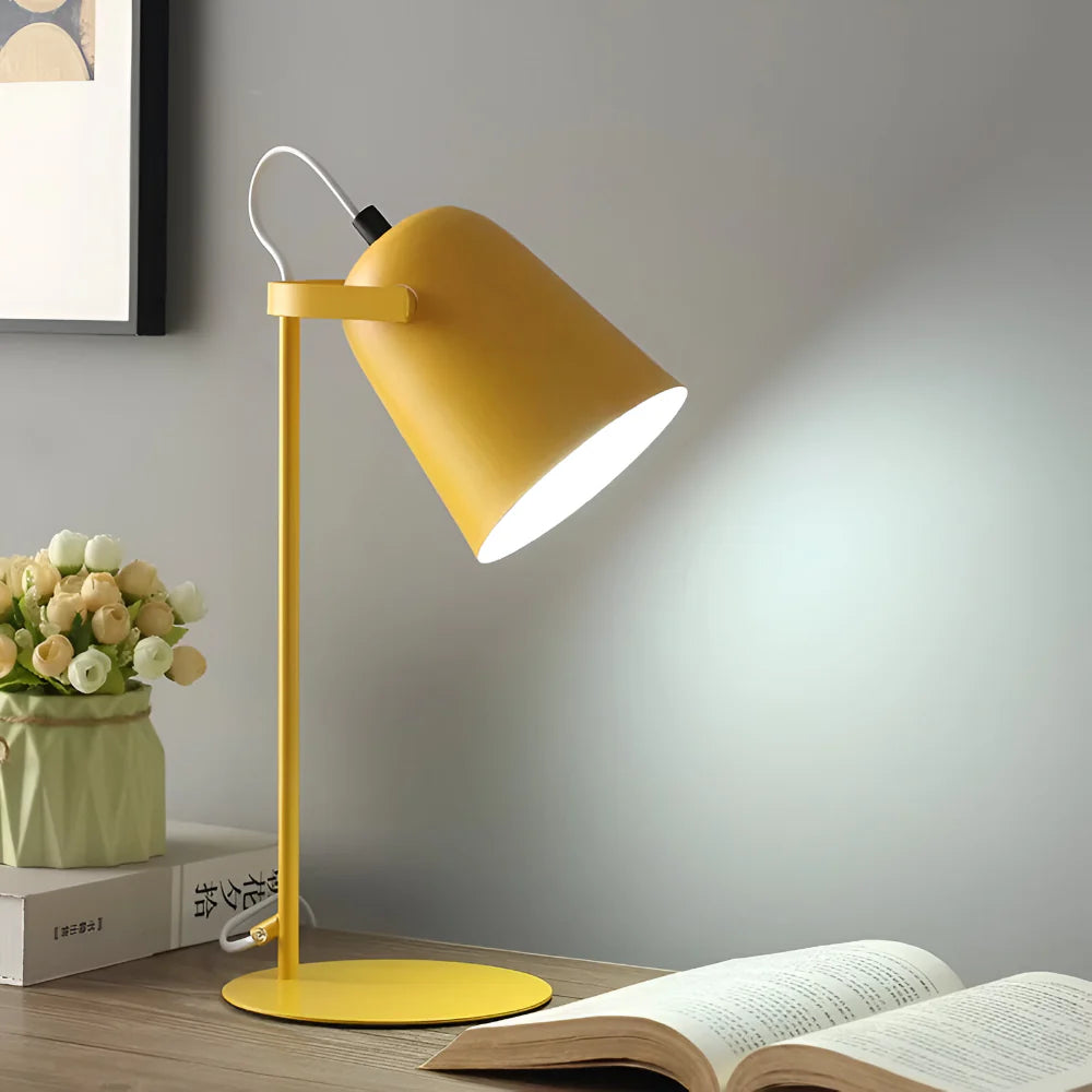 Flexible Metal Swing Arm Desk Lamp