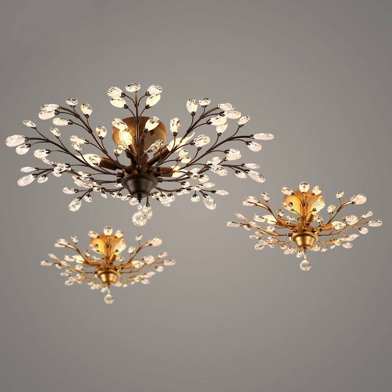 Floral Overhead Light Fixture