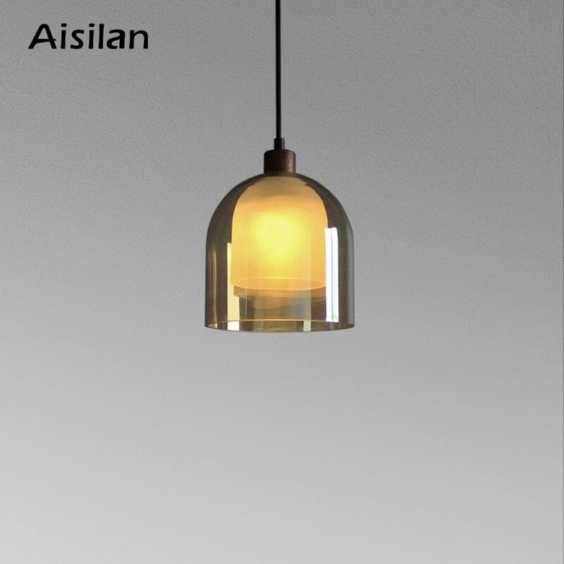 Sleek Chrome Hanging Light
