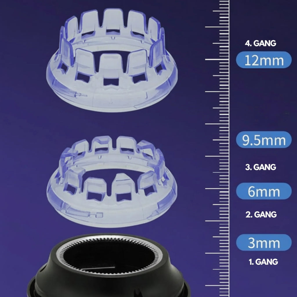 Wireless Rotary Shaver Safe Easy Hair Trimmer