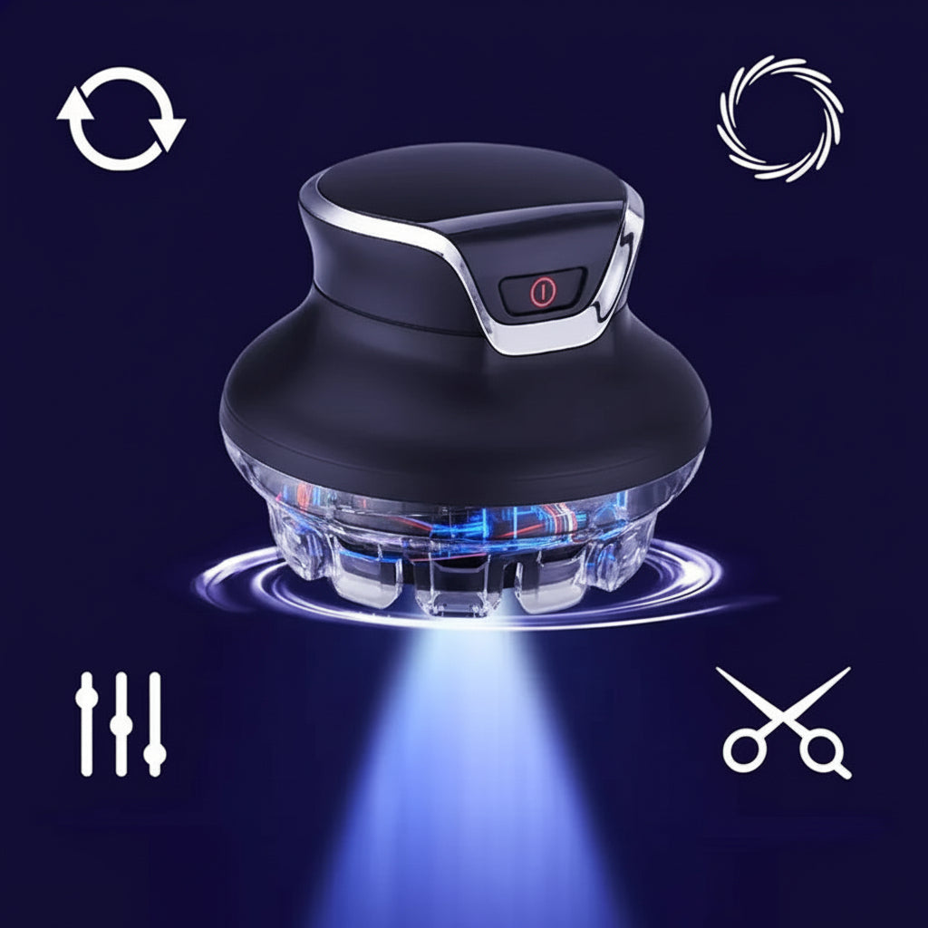 Wireless Rotary Shaver Safe Easy Hair Trimmer