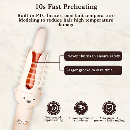 Fast Heating Ceramic Curling Wand Easy Hair Styler