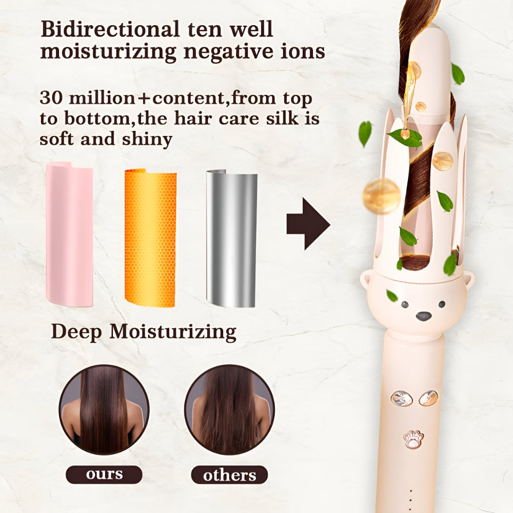 Fast Heating Ceramic Curling Wand Easy Hair Styler