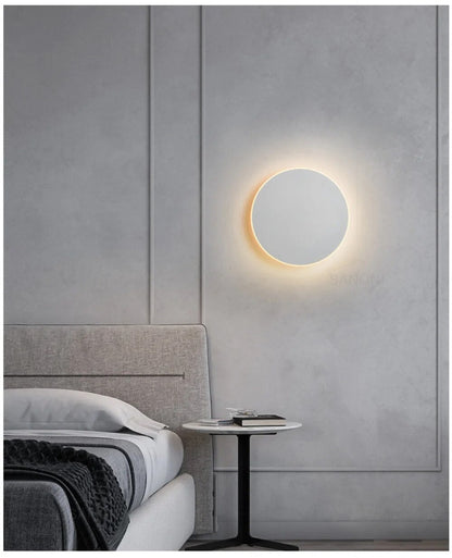 Circular LED Wall Light | Modern Energy Saving Sconce - Lusomart