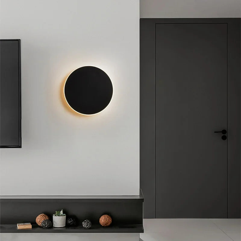HaloOrb Wall Sconce – Modern Circular LED Light with an Energy-Efficient Design for Home Illumination, providing 10W Warm White Lighting. 4