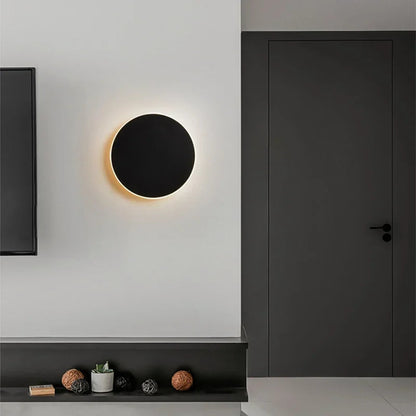 HaloOrb Wall Sconce – Modern Circular LED Light with an Energy-Efficient Design for Home Illumination, providing 10W Warm White Lighting. 4
