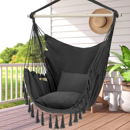 Comfy Hanging Hammock Swing Chair for Home Patio