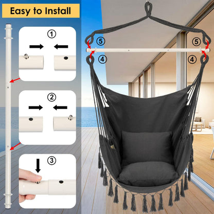 Comfy Hanging Hammock Swing Chair for Home Patio
