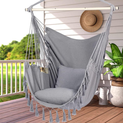 Comfy Hanging Hammock Swing Chair for Home Patio