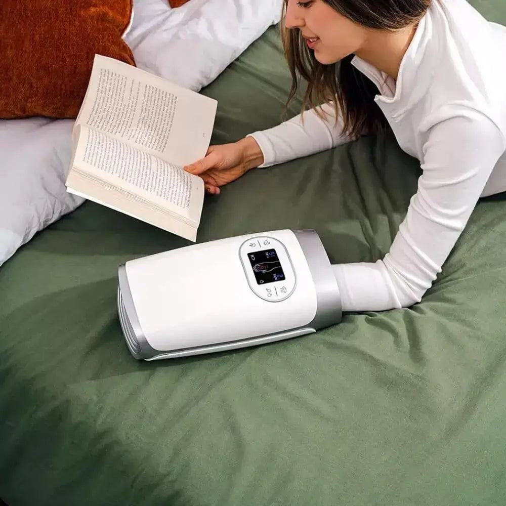 Portable Rechargeable Hand Massager With Heat Therapy