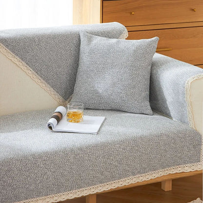 Durable Cotton Sofa Slipcover for All Year Round Use