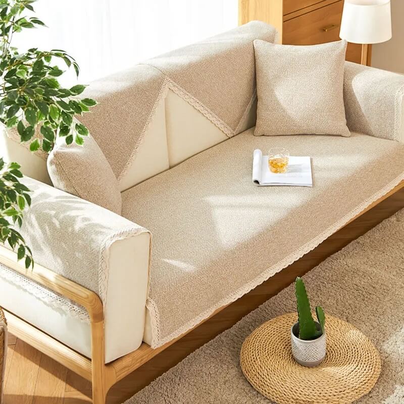 Durable Cotton Sofa Slipcover for All Year Round Use