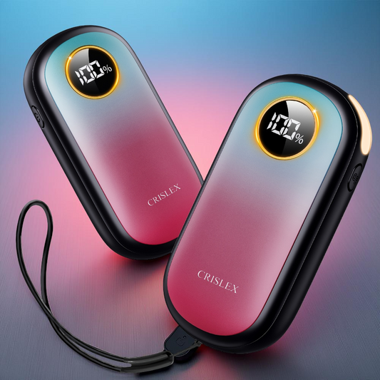 Portable Rechargeable Hand Warmers Dual Set - Lusomart