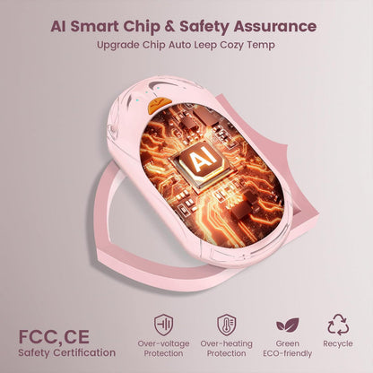 Portable Rechargeable Hand Warmers Heating Set