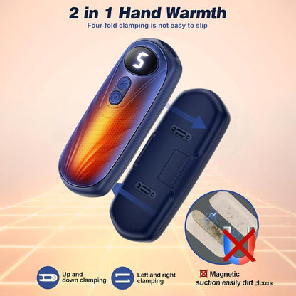 Portable Reusable Hand Warmers Heating Pack Set