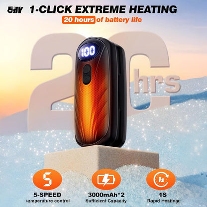 Portable Reusable Hand Warmers Heating Pack Set