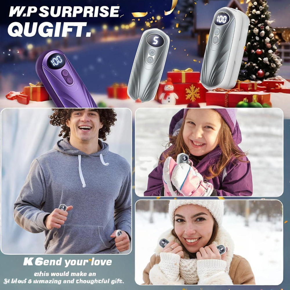 Portable Reusable Hand Warmers Heating Pack Set