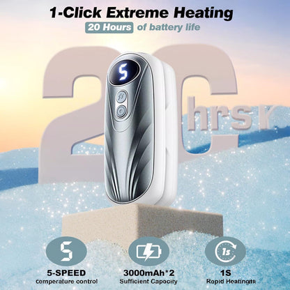 Portable Reusable Hand Warmers Heating Pack Set