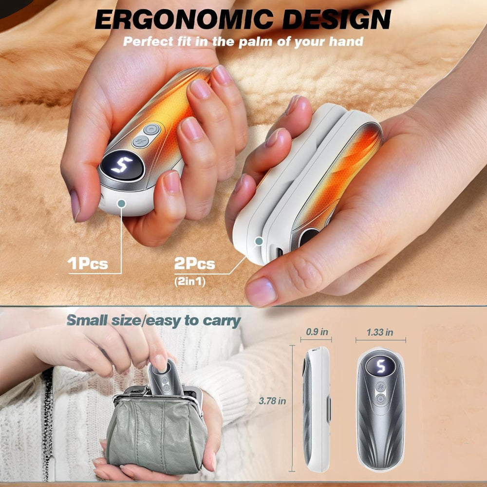 Portable Reusable Hand Warmers Heating Pack Set
