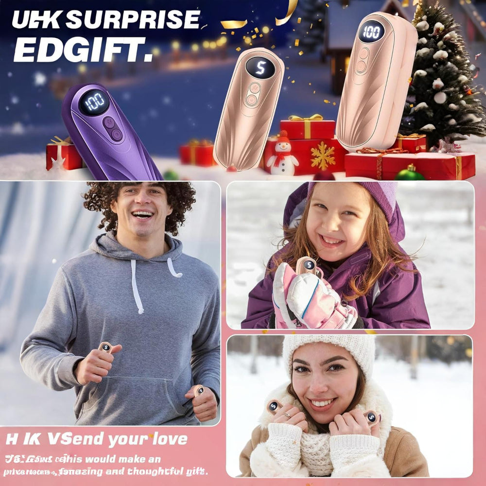 Portable Reusable Hand Warmers Heating Pack Set