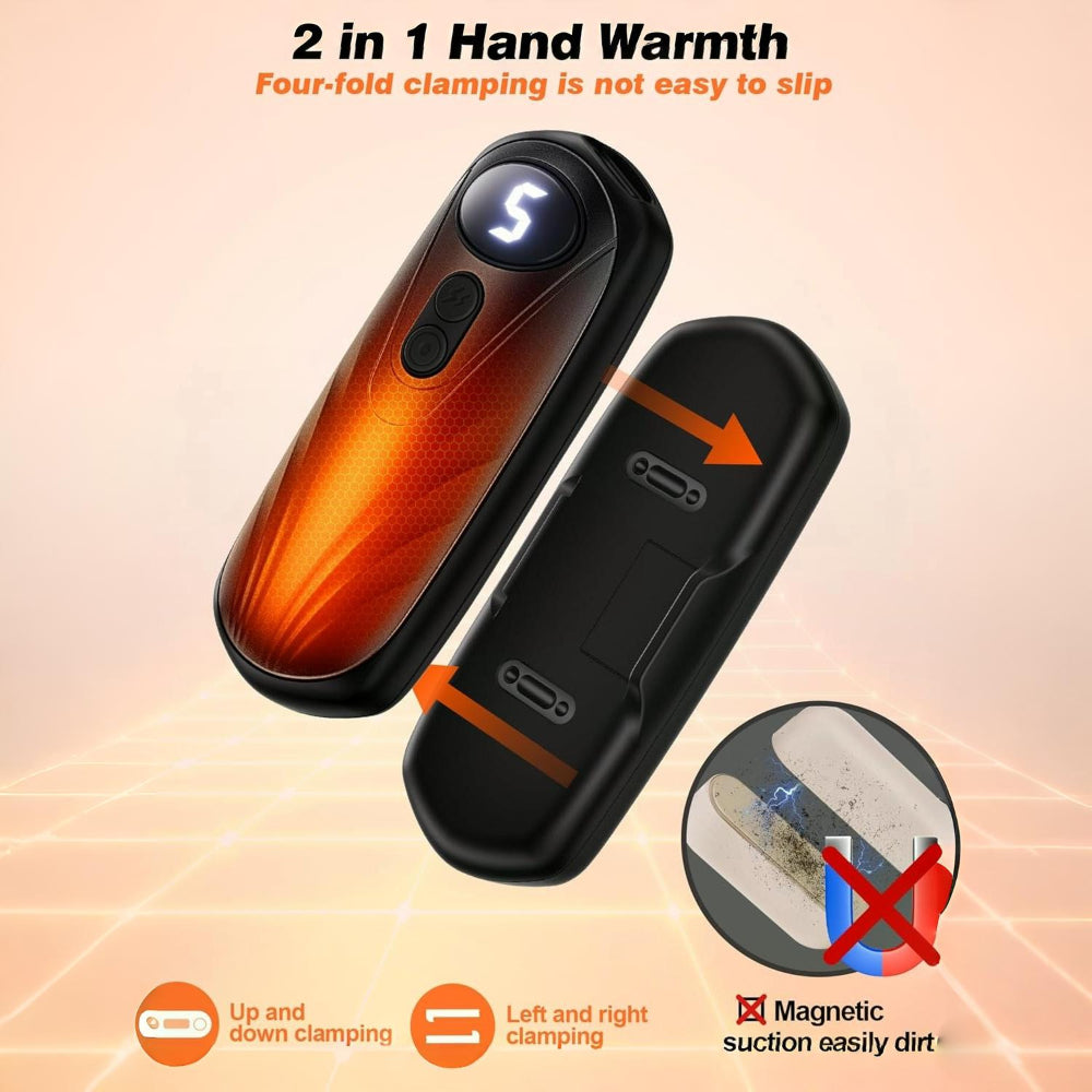 Portable Reusable Hand Warmers Heating Pack Set