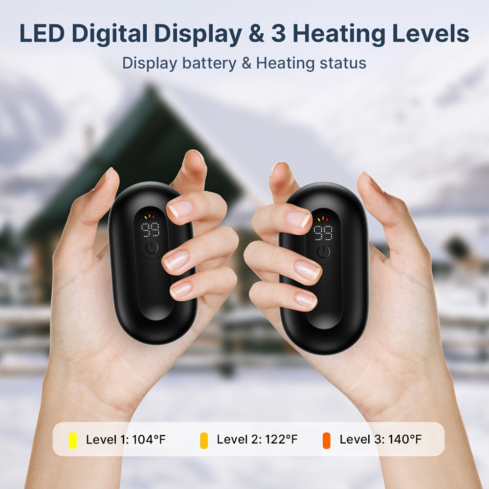 Portable Reusable Hand Warmers Heating Pad Set
