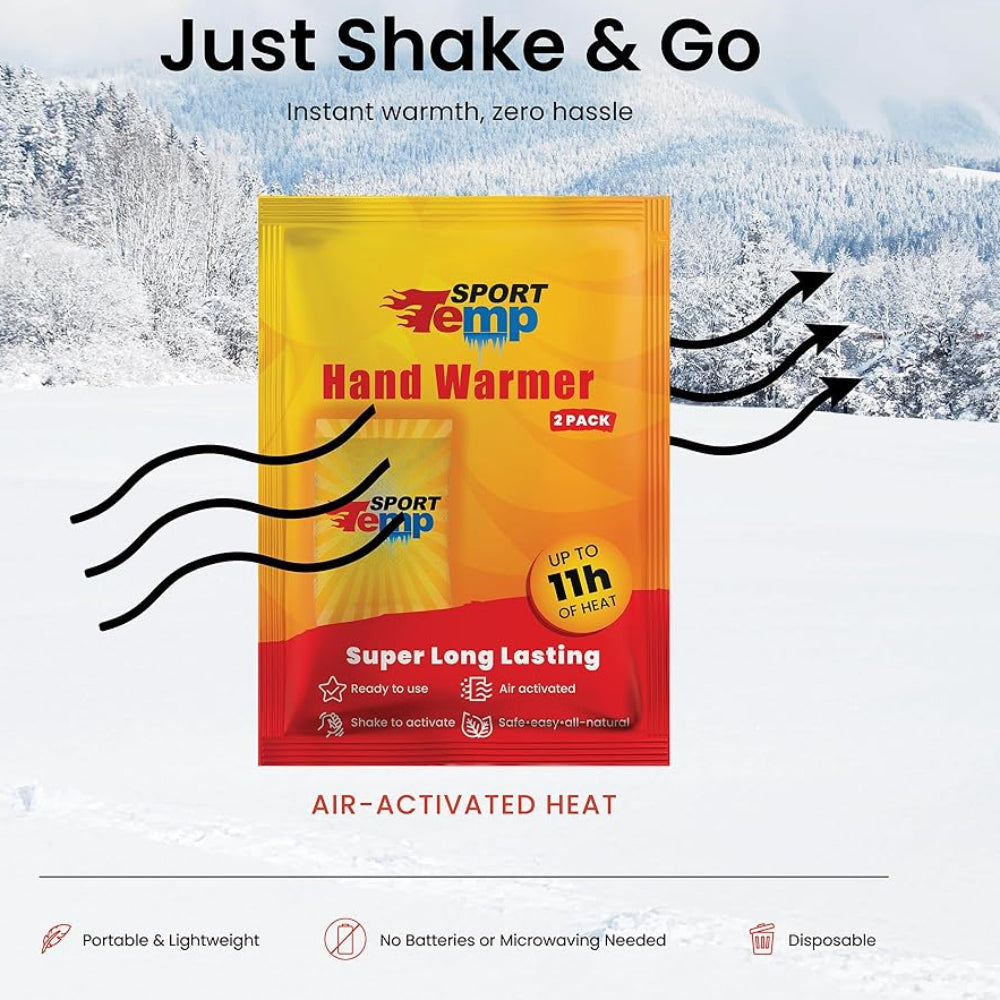 Reusable Hot Hand Warmers for Cold Weather Outdoor Activities