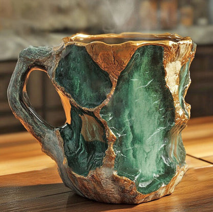 Elegant Crystal Mug - Unique Handmade Luxury Cup