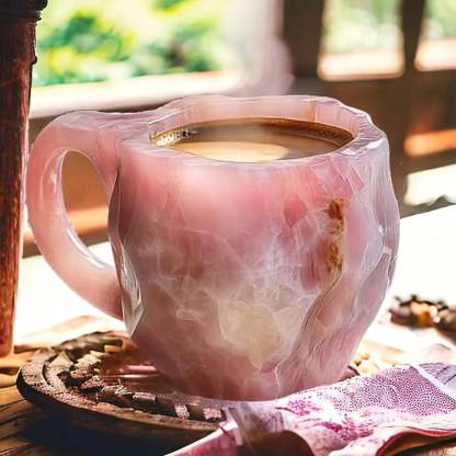 Elegant Crystal Mug - Unique Handmade Luxury Cup