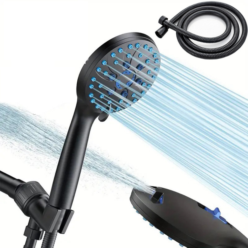 Powerful Handheld Shower Head with Multiple Spray Settings