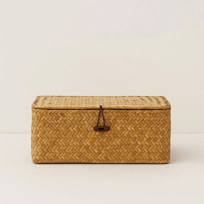 Eco Friendly Woven Seaweed Storage Basket - Lusomart
