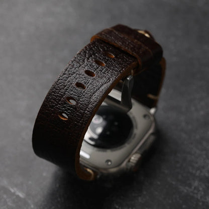 Genuine Classic Leather Strap For Apple Watch