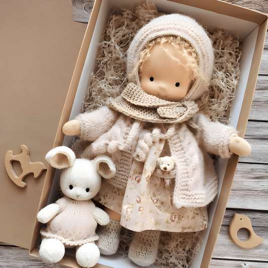 Cute Plush Doll Soft Playset Gift Box - Lusomart