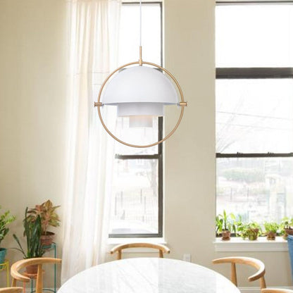 Spherical 3D Pendant Ceiling Light