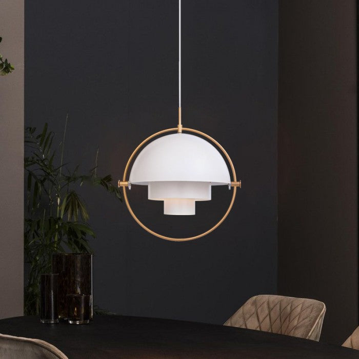 Spherical 3D Pendant Ceiling Light