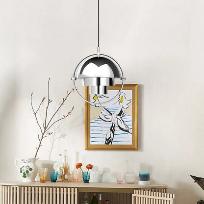 Spherical 3D Pendant Ceiling Light