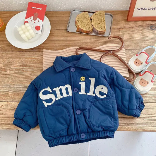 Cozy Kids' Smiley Fleece Jacket - Lusomart