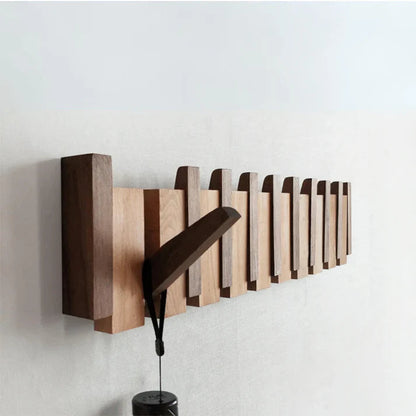 HarmoniaWood | Elegant Artistic Wooden Piano Coat Rack 9