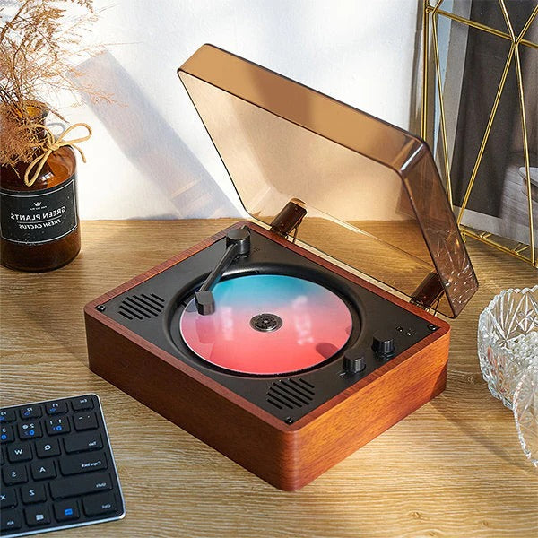 Harmonia | Stylish Compact Portable CD Player With Bluetooth Speakers 4