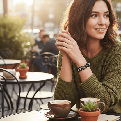 Harmonia | Stylish Durable Leather Guitar-Inspired Bracelet for Music Lovers 3