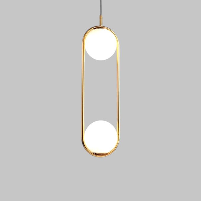 Chic Metal Circle Hanging Lamp