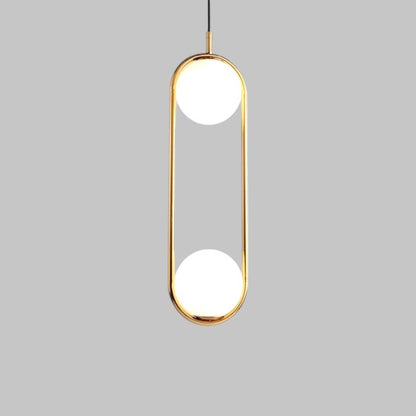 Chic Metal Circle Hanging Lamp